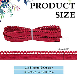 24м 12-х цветный плоский эластичный шнур пико&nbsp;OCOR-ME0001-41