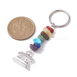 Брелки из цинкового сплава в тибетском стиле&nbsp;KEYC-JKC00728-04