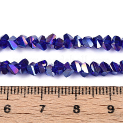 Гальванизируйте прозрачное стекло бисер нитей&nbsp;LS-GLAA-N021-4mm-02