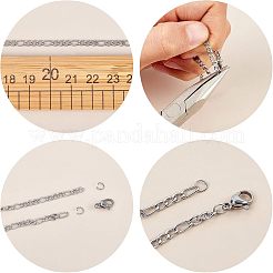 Цепи Figaro из нержавеющей стали 304&nbsp;CHS-UN0001-09