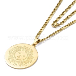 201 подвеска из нержавеющей стали&nbsp;NJEW-C042-05G