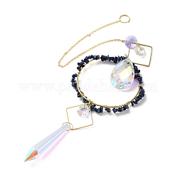 Подвесные украшения из натуральной ляпис-лазури&nbsp;G-Z051-01F