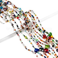 Стеклянные бусы из гальванического стекла&nbsp;EGLA-A003-01