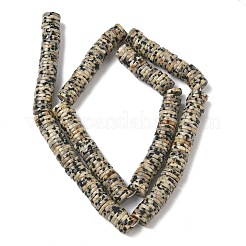 Природные яшмы далматин бисер нитей&nbsp;G-G329-B05-8x1mm