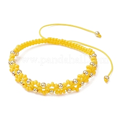 Стекло плетеные из бисера браслеты&nbsp;BJEW-MZ00304-01