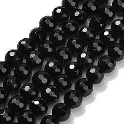 Бусины из натурального черного оникса&nbsp;G-C280-B01-6mm