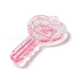 Акриловый кулон с блестками&nbsp;OACR-H035-01F