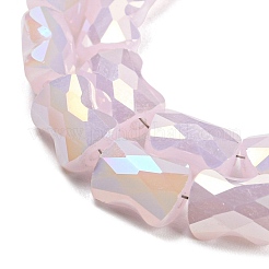 Нити стеклянных бусин ab цветной пластины&nbsp;EGLA-P051-06B-C01