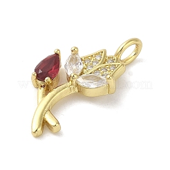 Стойки обшивки латунь микро проложить Циркон подвеску&nbsp;KK-C052-14G