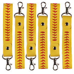 6 шт. подвесные украшения из искусственной кожи&nbsp;HJEW-CL0001-03B