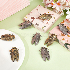 8 шт. 2-цветные литые подвески-слайдеры для галстука-боло&nbsp;FIND-GO0003-86