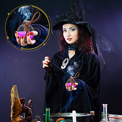 Пробковая бутылка с зельем темной магии&nbsp;AJEW-WH0415-80C