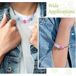 80 шт.4 цвета акриловые бусины из искусственного жемчуга&nbsp;OACR-YW0002-57