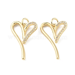 Стойки обшивки латунь микро проложить Циркон подвеску&nbsp;KK-C021-04G