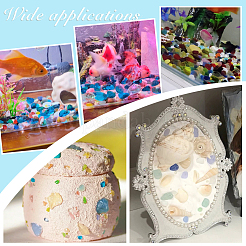 450 г матовых стеклянных бусин&nbsp;FGLA-PH0001-12