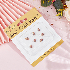 Латунные подвески из кубического циркония&nbsp;ZIRC-BBC0003-05