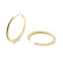 Серьги-гвоздики в форме буквы 