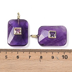 Подвески из натурального аметиста &nbsp;LS-G-I391-03G-10