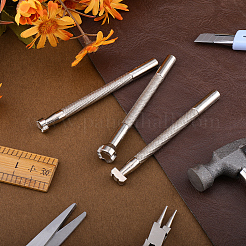 3 шт. 3-х видов стальных инструментов для штамповки кожи&nbsp;TOOL-CL0001-02