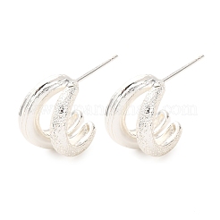 Латунь серьги&nbsp;EJEW-A143-14S