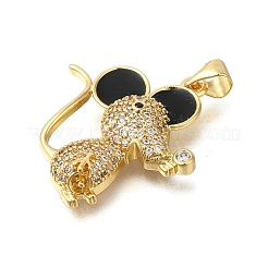 Стойки обшивки латунь микро проложить Циркон подвеску&nbsp;ZIRC-F142-11G-02