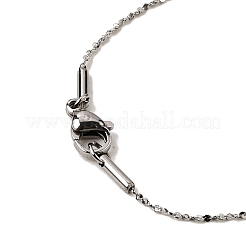 Не тускнеющие цепочки из нержавеющей стали 304&nbsp;NJEW-F248-06A-P