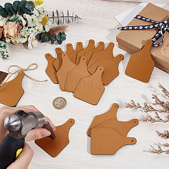 100 шт. прямоугольные бирки из искусственной кожи&nbsp;DIY-OC0014-27A