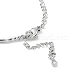 Латунь браслет-цепочка материалы&nbsp;KK-U020-13P