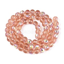 Гальванизируйте прозрачное стекло бисер нитей&nbsp;EGLA-N024-01A-C04