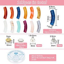 Набор для самостоятельного изготовления браслета из трубок&nbsp;MACR-GO0001-02