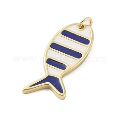 Подвески из латуни с эмалью в стойку&nbsp;KK-Z074-10G-02