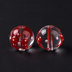 Прозрачные стеклянные бусины&nbsp;LAMP-B021-03A-03