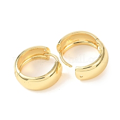 Латунные серьги обруча&nbsp;EJEW-Q015-21A-G
