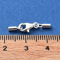 925 стерлингового серебра застежкой омар коготь&nbsp;STER-P055-03B-S