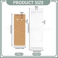 120 шт. картонная бумага брелок для ключей дисплей карты&nbsp;CDIS-PH0001-72