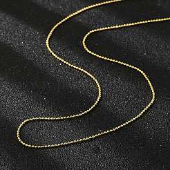 Ожерелья из латунной шариковой цепи&nbsp;LS-MAK-L009-06G