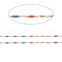 Латунные прямоугольные звенья ручной работы&nbsp;CHC-R135-12G