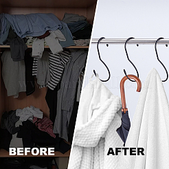 30шт железные крючки-вешалки&nbsp;AJEW-GO0003-04