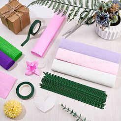 6 рулон гофрированной бумаги ручной работы 6 цветов&nbsp;DIY-CP0012-89F