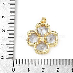 Латунь стекло кулоны&nbsp;KK-R226-05G-01