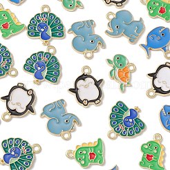 30шт 6 стиля подвески из сплава с эмалью&nbsp;ENAM-CJ0004-26