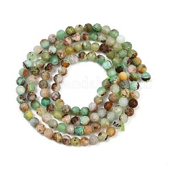 Натуральные хризопразные бисерные пряди&nbsp;LS-G-RM2025425-A01-3mm