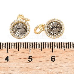 Латунные микро проложить кубического циркония подвески&nbsp;KK-H538-03G