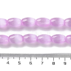 Нити натуральных селенитовых бусин цвета макарон&nbsp;X1-G-B102-A01-04