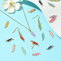 32шт 16 цвета сплава эмалевые подвески&nbsp;ENAM-YW0004-05