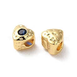 День святого Валентина латунные бусины с микропаве и кубическим цирконием&nbsp;LS-KK-P256-10G-03