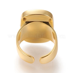 Кольца-манжеты из натурального лазурита и бирюзы&nbsp;RJEW-P016-01A-03G