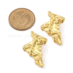 Серьги-гвоздики из нержавеющей стали 304 для женщин&nbsp;LS-EJEW-B113-01G-02