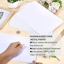 Алюминиевая термотрансферная печать пустая индикаторная пластина&nbsp;DIY-CP0013-28B