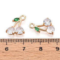 Латунные микро проложить кубического циркония подвески&nbsp;KK-T074-70KCG-01